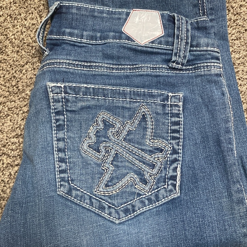 Tin Haul boot cut Jeans size 31R. 33 inch inseam